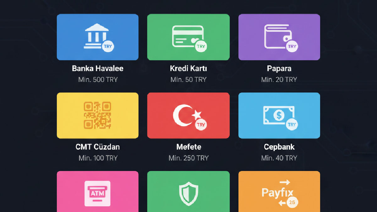 Hitpot güncel ödeme yöntemleri ve minimum yatırım limitleri karşılaştırması